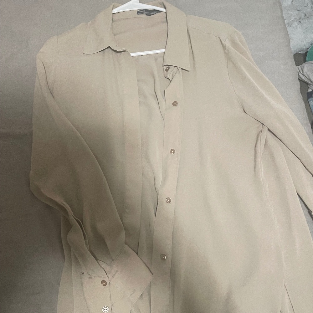 Vince long sleeve button down